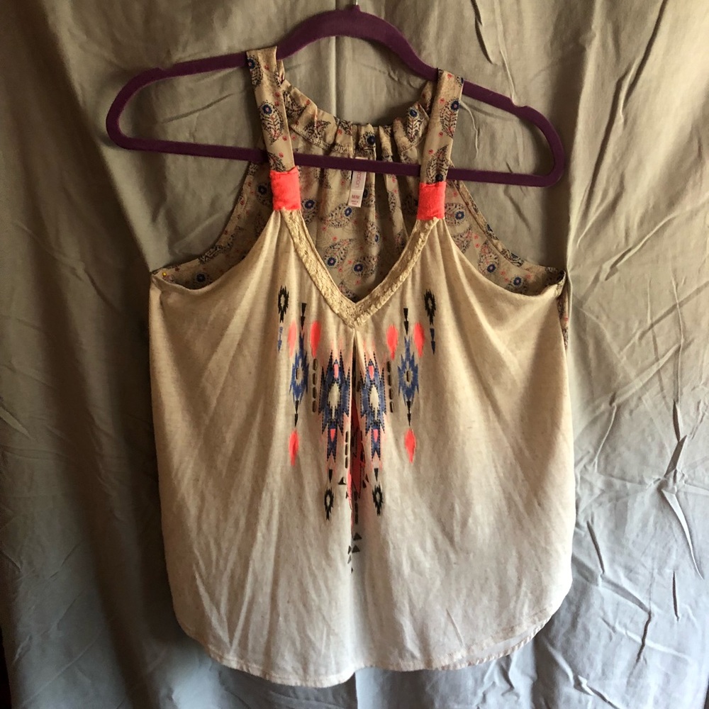 Tank style blouse